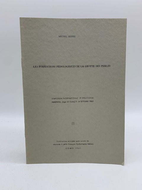 Les formations pèdologiques de la grotte des Perles...